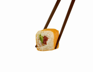 roll with avocado and tuna