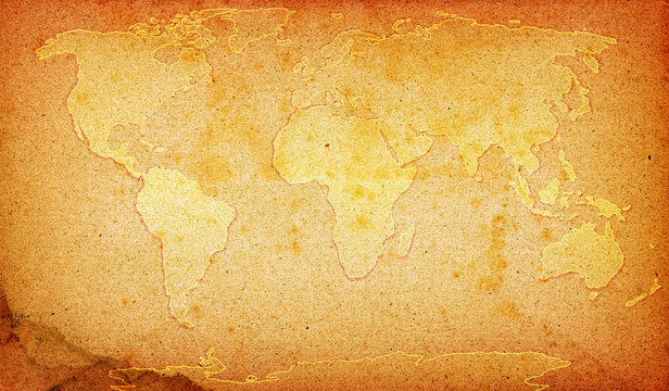 Fototapeta textured word map