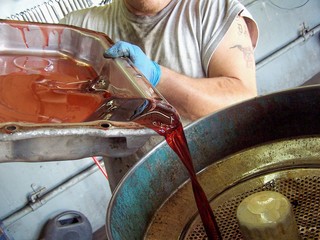 Discarding the motor oil