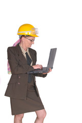 female construction supervisor