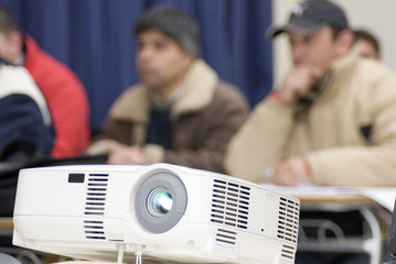 white projector
