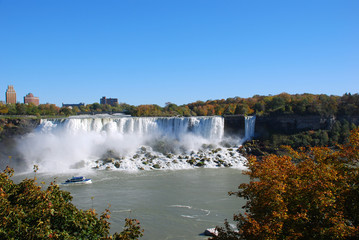 Niagara Falls in autumn