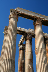 Temple of Zeus pillars, Athens, Greece