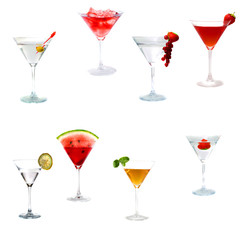 Different cocktails.