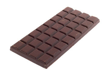 chocolate on white