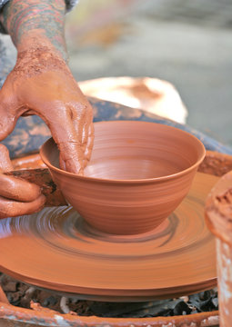 mains du potier