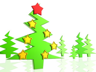 Obraz premium Christmas tree