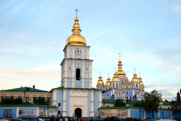 Fototapeta na wymiar St.Michael's Cathedral in Kiev