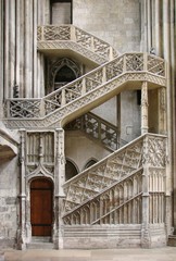 Cathedrale de Rouen - Escalier intérieur