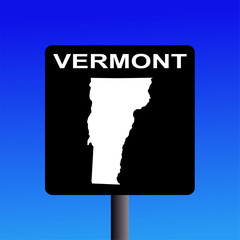 Vermont highway sign