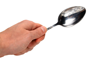 spoon in hand