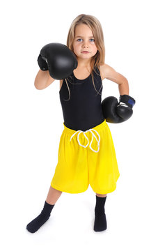 Jeune boxeuse