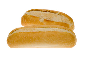 white bread bun