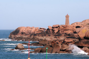 c&ocirc;te de granit rose