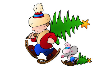 weihnachts illustration
