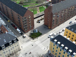 Corners of the streets in Copenhagen