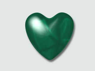 I love green sign with clipping path included in file