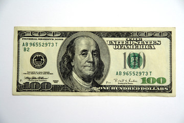 	 One hundred dollar bills. Dollar. 100 dollars. Currency. Money. US currency. American dollars....