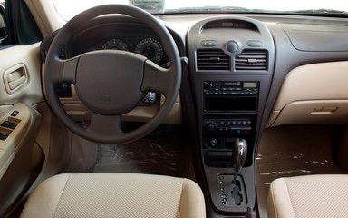 Interior of a car