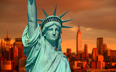 Obraz premium Statua Wolności