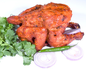 tandoori chicken ready to serve