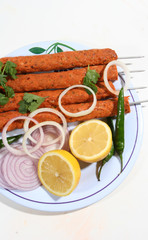 kabab in plate