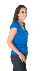 Obraz premium Szczęśliwy model