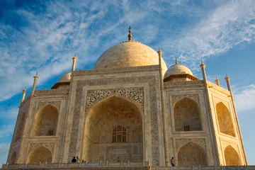 Foto op Plexiglas Taj Mahal close up © Tommy Schultz