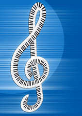 music abstract illustration