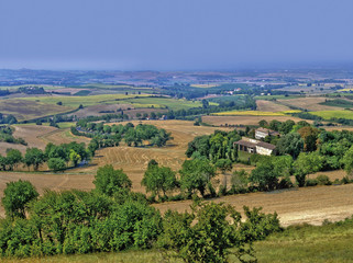 Fototapeta na wymiar languedoc landscape