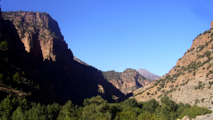 Naklejka premium vallée du haut atlas maroc