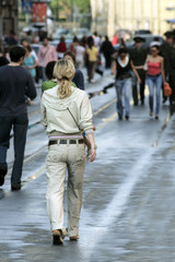 Girl on a street
