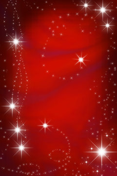 Magic red christmas background