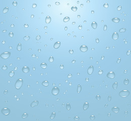 Fototapeta na wymiar transparent water drops
