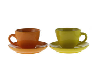 Two color cups