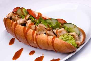 French open sandwich