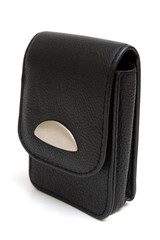 Obraz premium Camera case isolated on white. Blank space for logo.