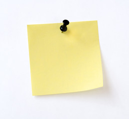isolated yellow note - 4845241
