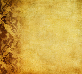 grunge floral background