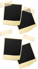Cadre photo polaroid vectoriel