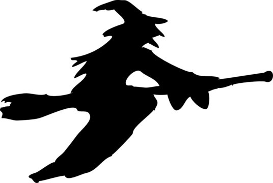 Sorci&egrave;re sur son balai