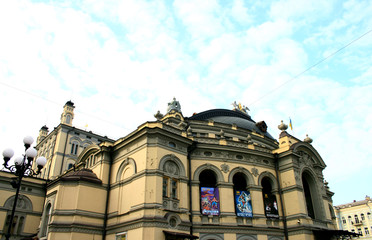 Opera and balet theatre in Kiev