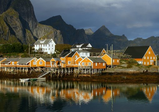 Lofoten Fischerdorf Sakrisoy