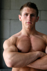 Obraz premium Young Muscular Man