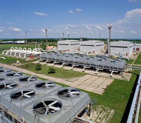 Gas industry, compressor stations, gas transmission system