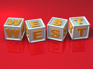 Block letters - 3d concept illustration