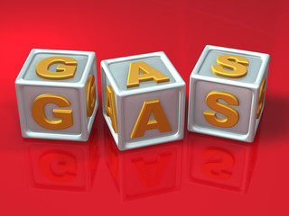 block letters - 3d concept illustration