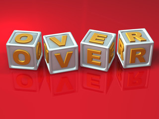 Block letters - 3d concept illustration