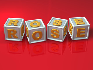 Block letters - 3d concept illustration