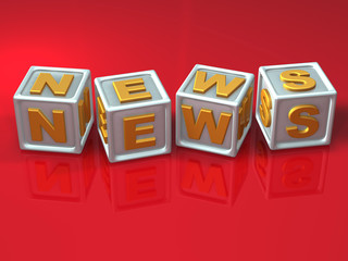 Block letters - 3d concept illustration